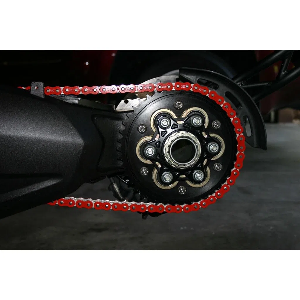 DreamMotion Motocicletta rossa trasmissione catena pozzo sporco bicicletta quattro ATV 520 spazio 120 collegamento non O anello