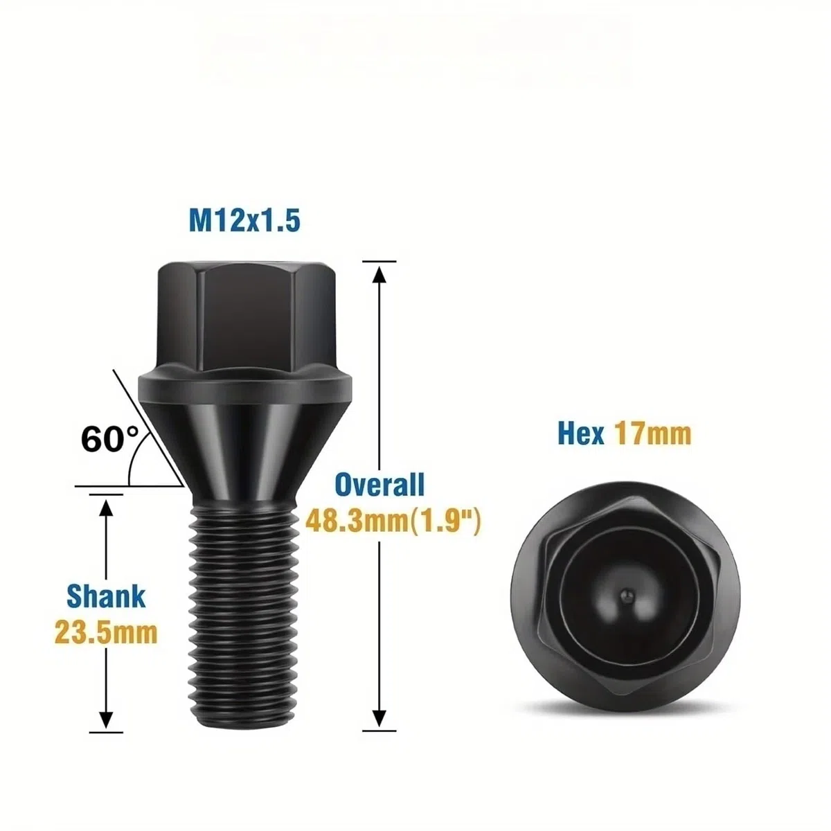 Bulloni ruota auto Compatibile Con BMW Per M1 E26 1980 1981 20 Pezzi Bulloni In Acciaio Per Cerchi In Lega Per Auto Ricambi Auto