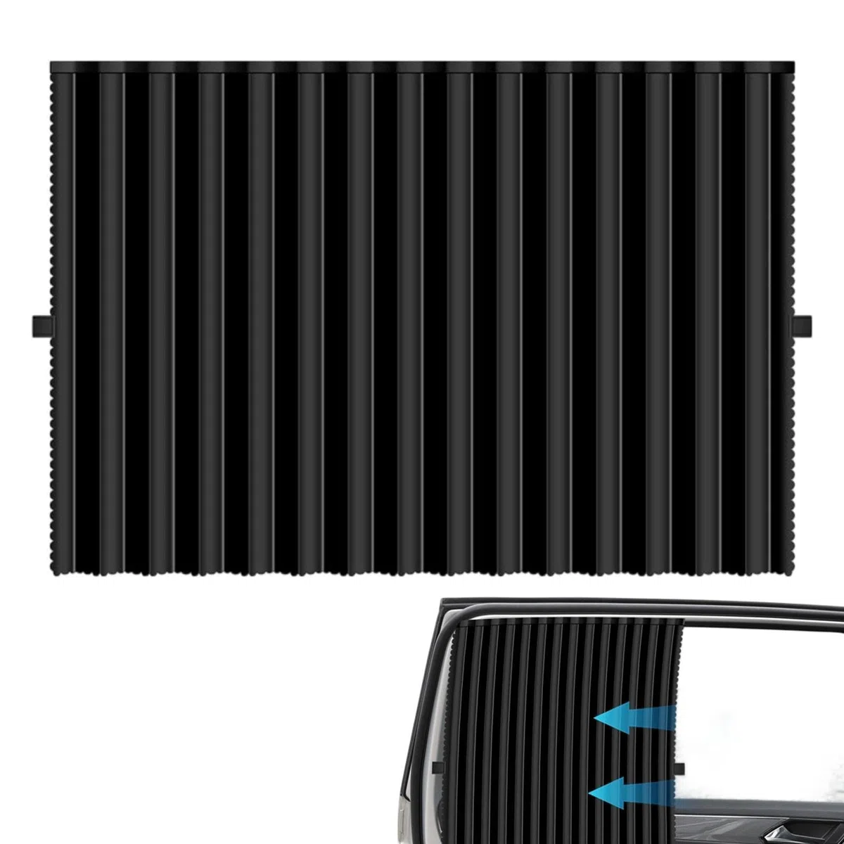 Tende per Auto Kit Tende Universali A Scorrimento Magnetico Fluido | Tende Privacy per Finestrini Auto per Viaggi, Campeggio, Pause, Vacanze, Festività, Spostamenti