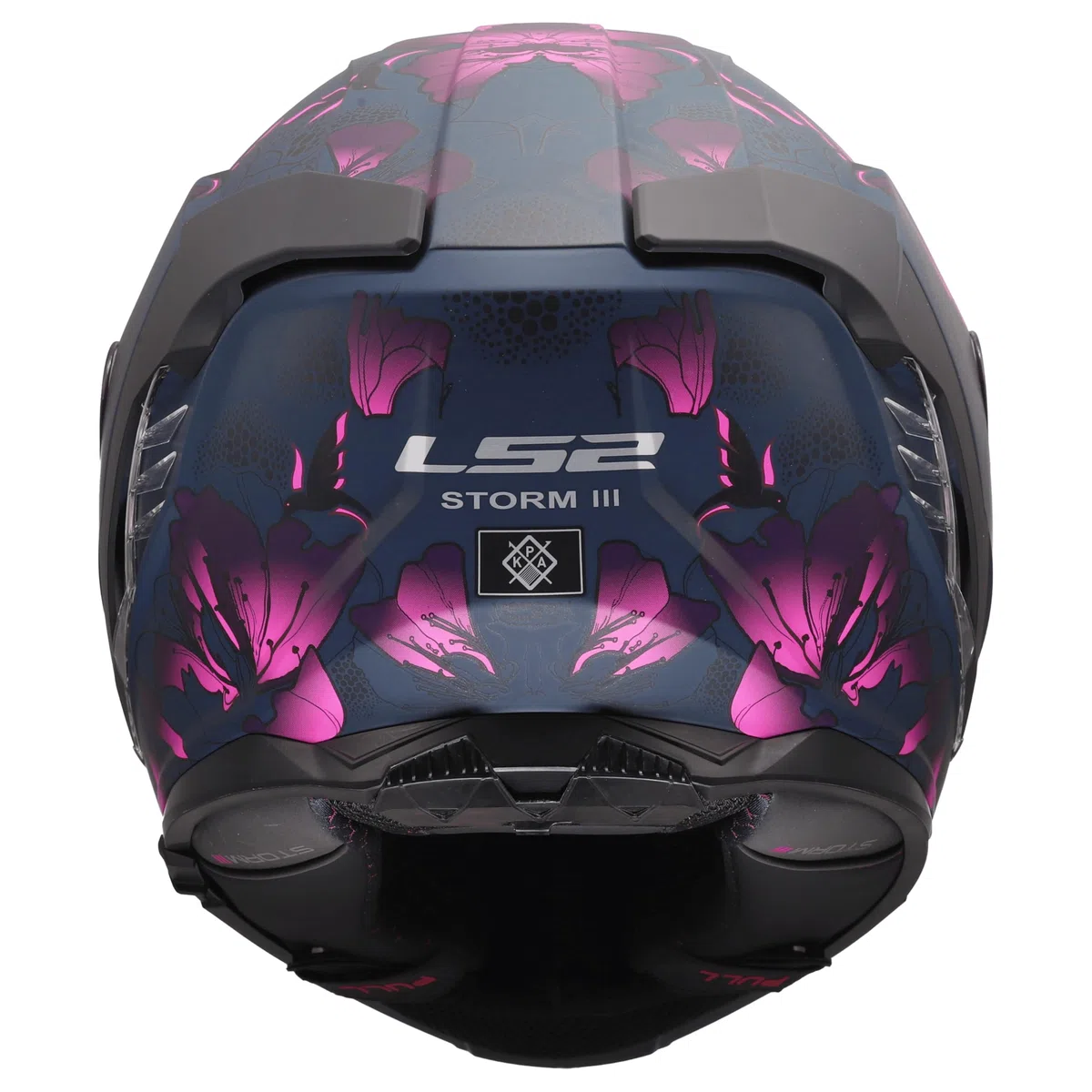 LS2, Casco Moto Integrale STORM III BURST Black Pink, XXS