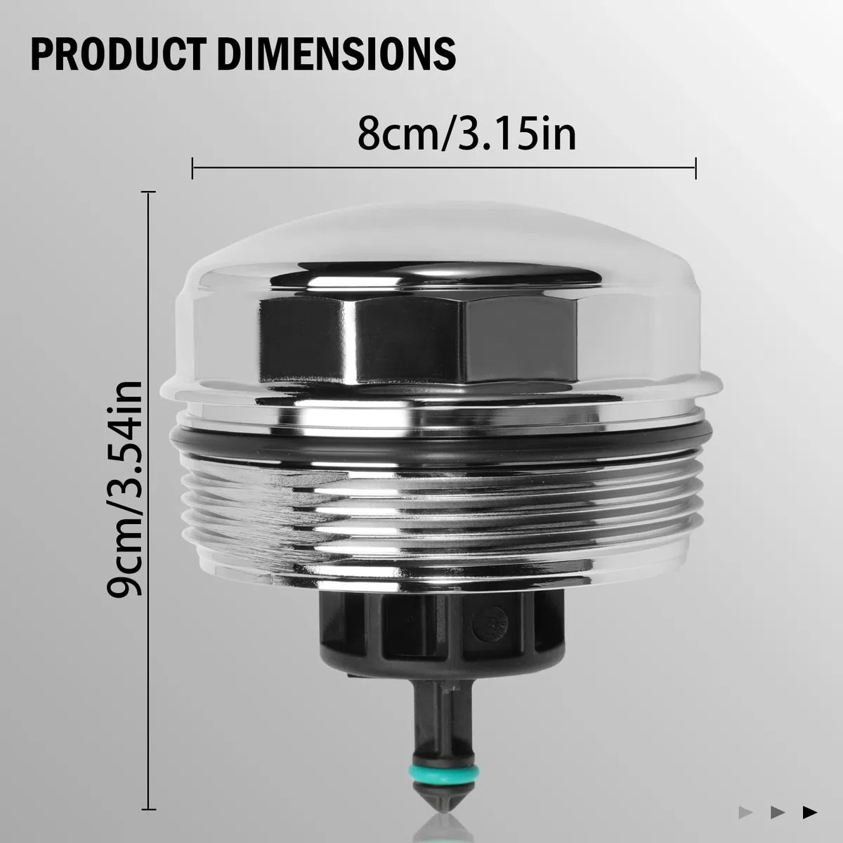 Coperchio Filtro Olio In Alluminio Adatto Per N52 N20 N54 N55 125i 320i 325i 328i 330i X5 X3 525i 528i 530i 740i 11427525334 Filtro Olio Motore