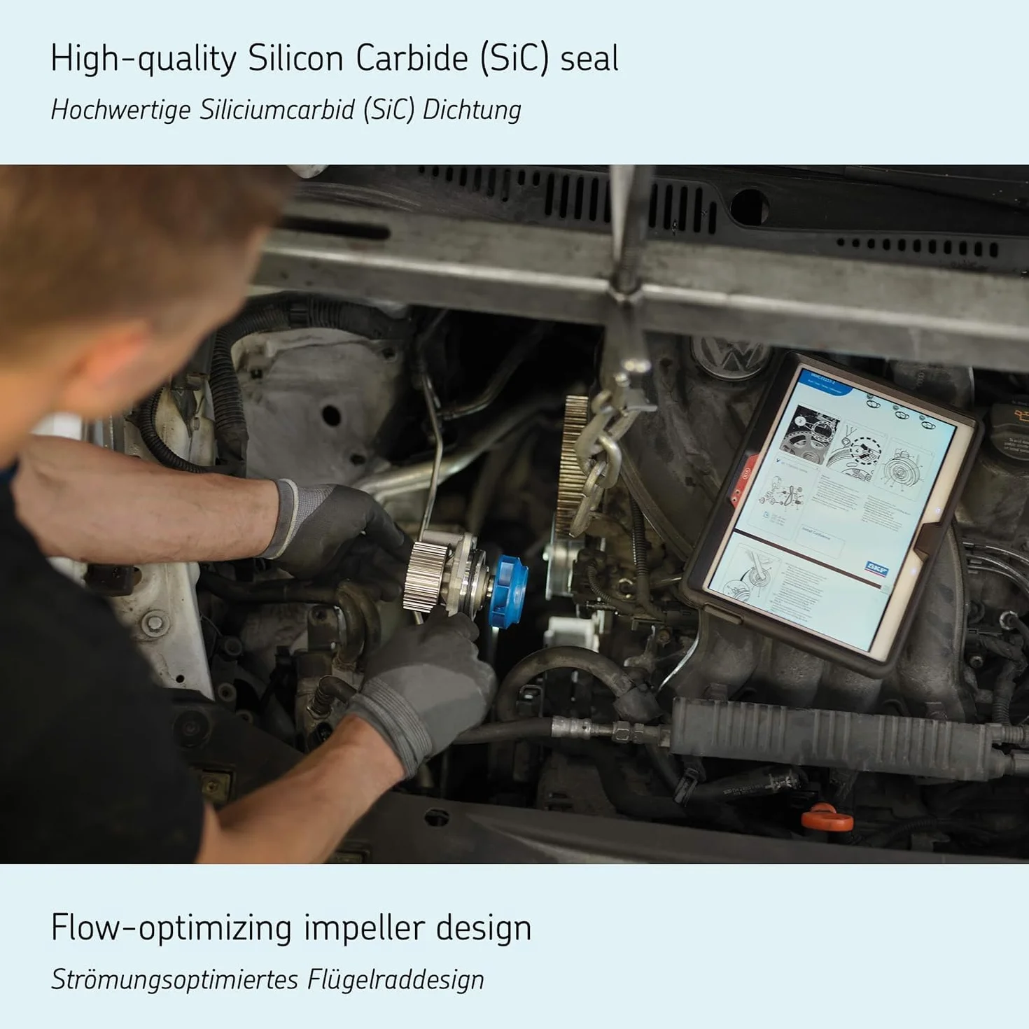 SKF Pompa acqua + Kit cinghie dentate VKMC06140 Compatibile con: DACIA DOKKER Express Kasten/Großraumlimousine, DOKKER Großraumlimousine, DUSTER, LODGY, LOGAN II, LOGAN MCV II, SANDERO II