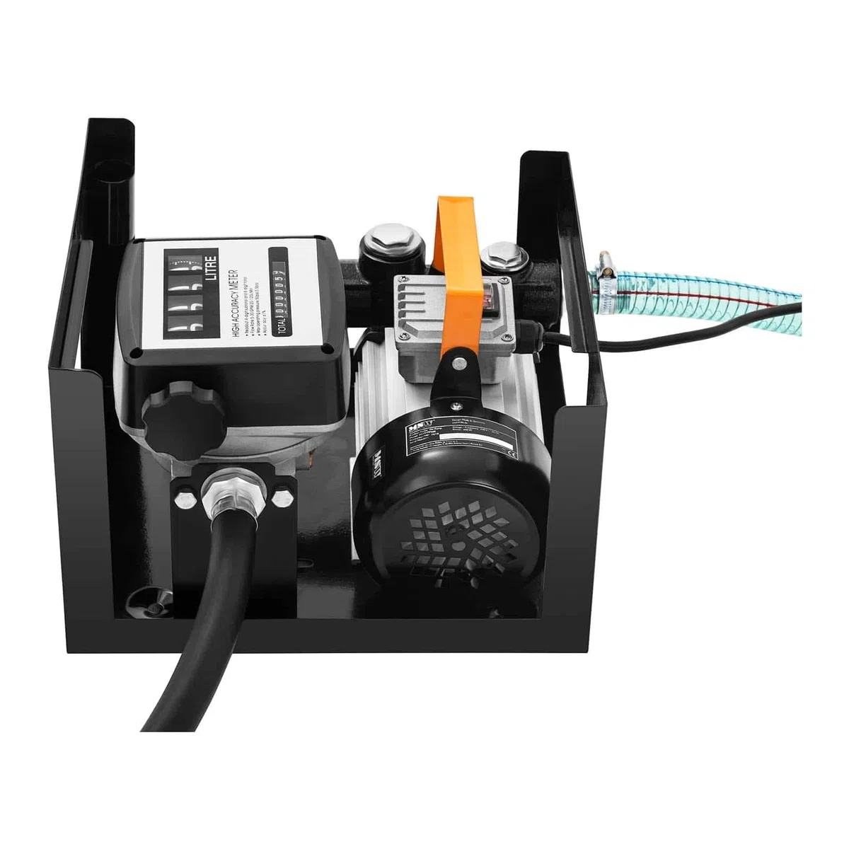 MSW Pompa Contalitri Gasolio Pompa Travaso Gasolio MSW-OP60S (60 l/min, 2.800 giri/min, Ferro)