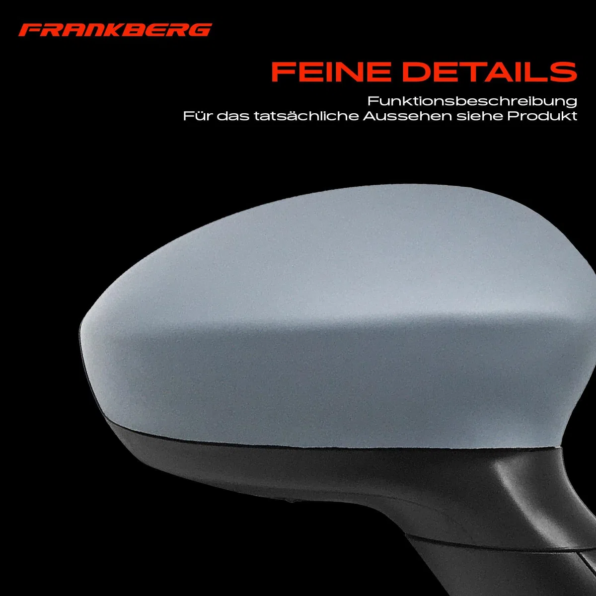 Frankberg Specchietto Retrovisore destro lato passeggero Compatibile con 500 312 500C/595C/695C 500 C 312 500/595/695 Replace# 735481646-HTD