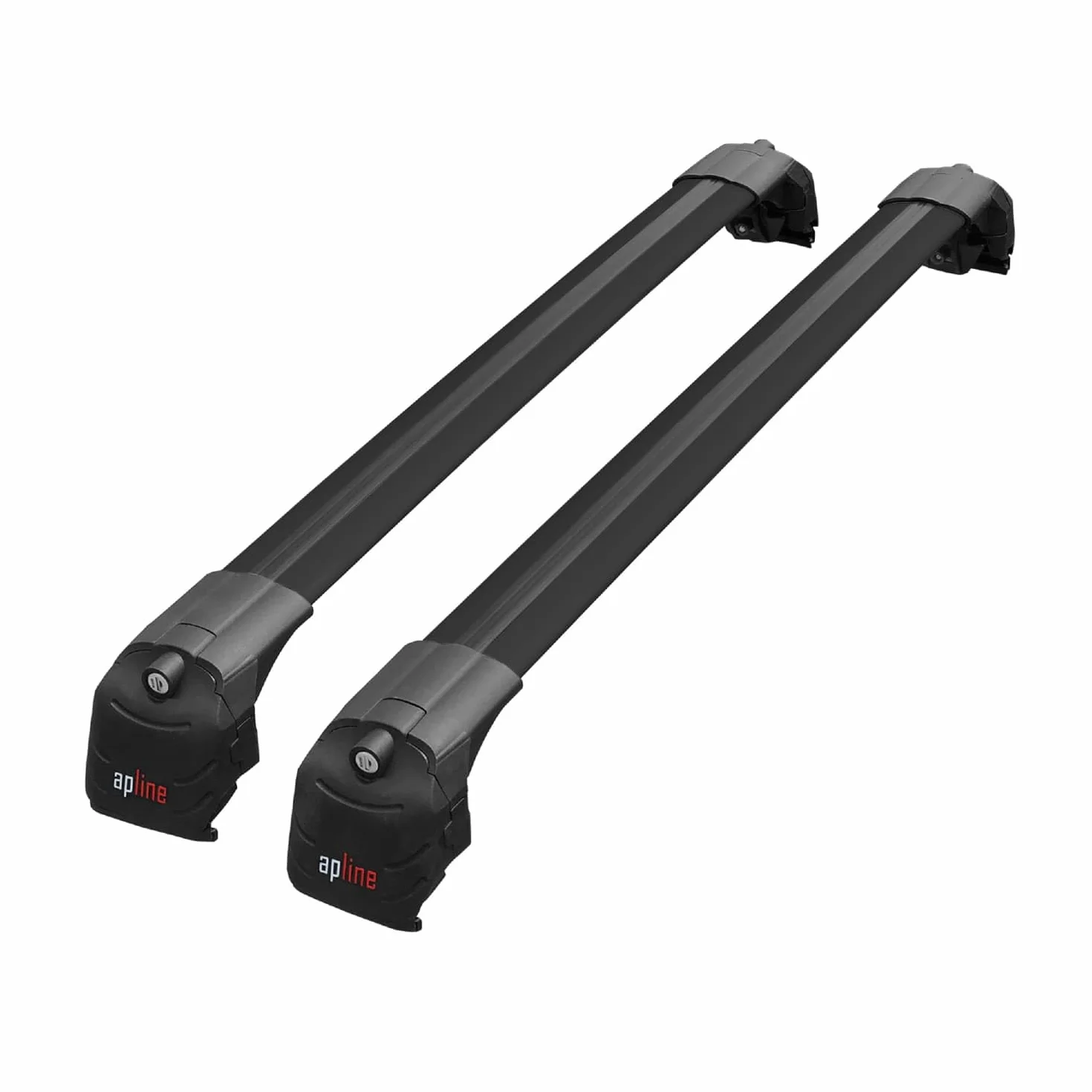 Compatibile con Fiat Panda Cross (319) 2014-2026 Modello ACE-2 Barre Tetto Portapacchi Auto Barre Portatutto Nero Alluminio 2 Barre