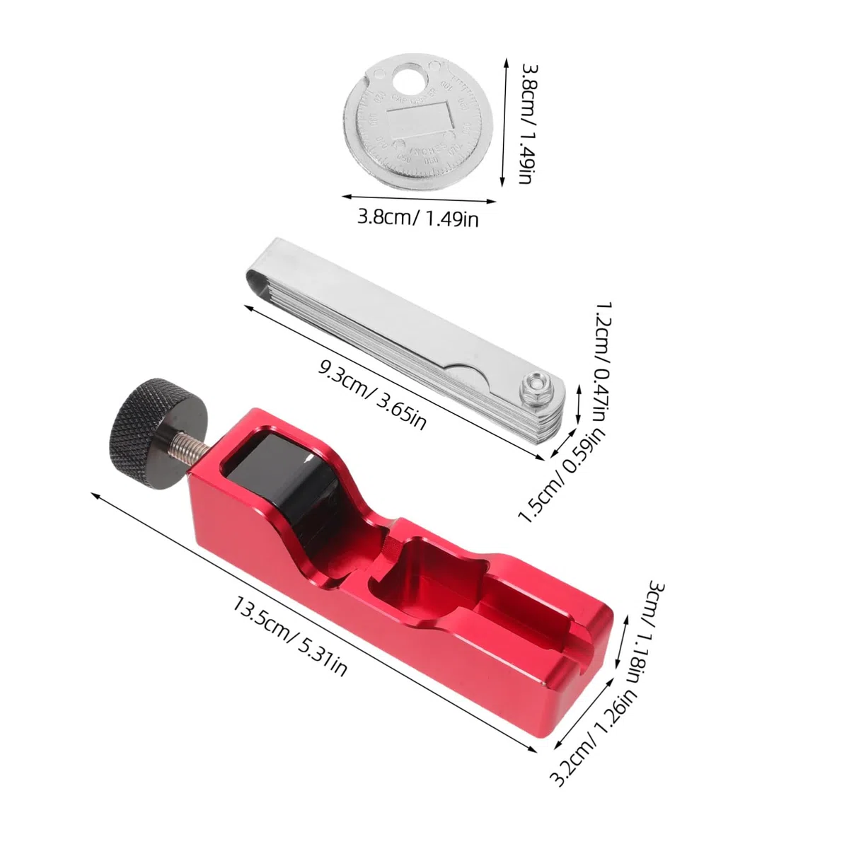 OUNONA Strumenti per Candele di Accensione per Auto con Regolatore di Candele e Misuratore di Distanza Kit di Riparazione Filettature Maschi per Parti di Ricambio per Veicoli