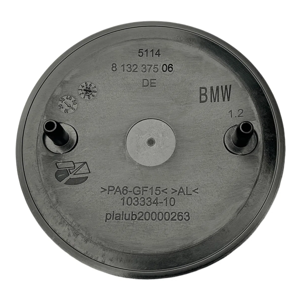 BMW – logo rotondo originale per cofano e portellone posteriore, con 2 gommini