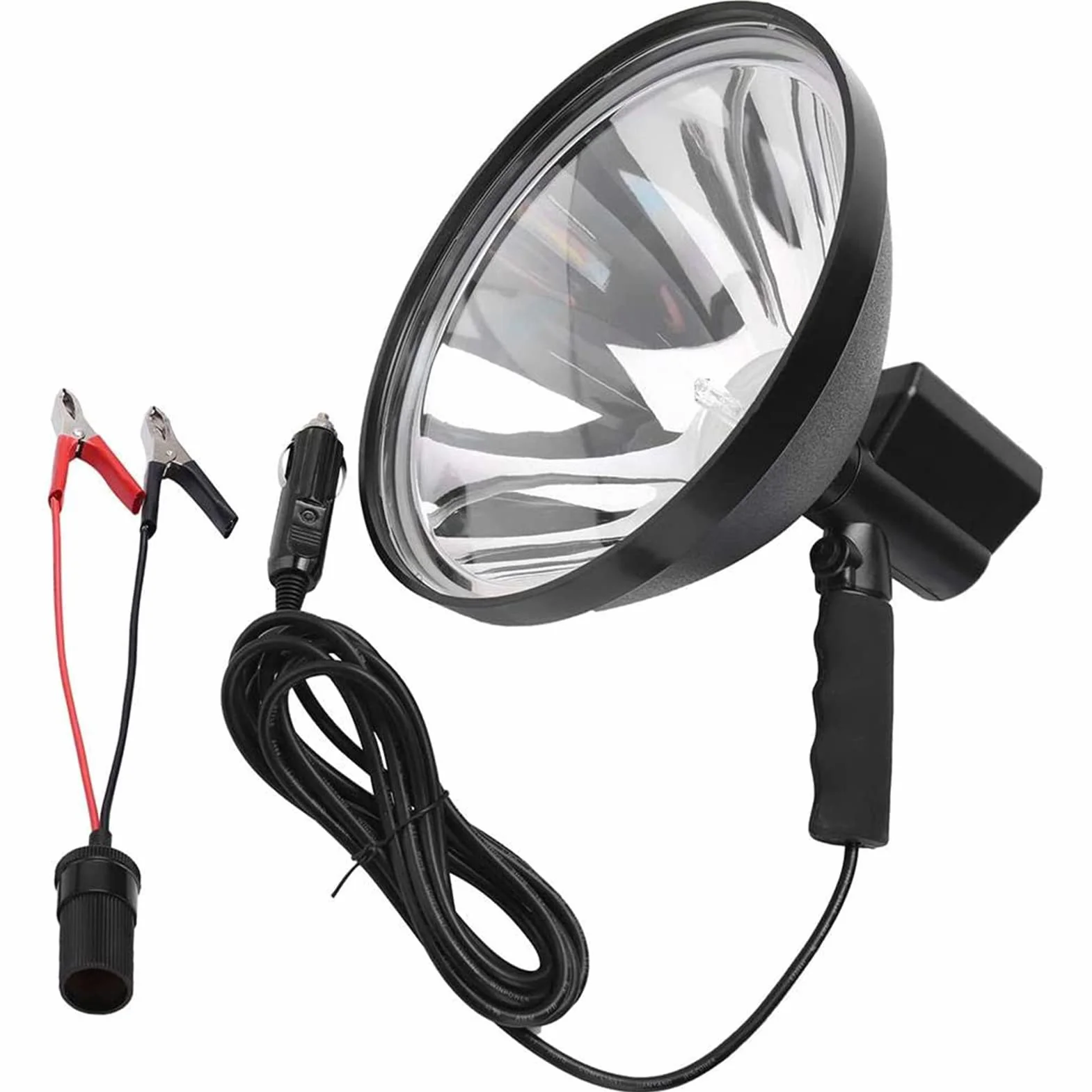 Torcia Portatile Impermeabile con Luce Spot da Caccia per Barca da Pesca da Campeggio - Materiale PVC