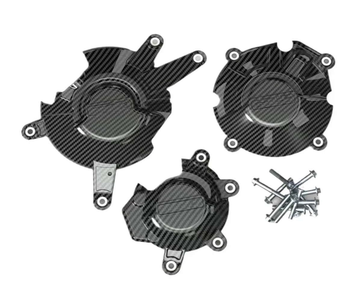 Piastra paramotore protezione motore for Honda CB650R CBR650R CB650 CB650F CBR650F 2014-2023, piastra protettiva for set copertura motore(Carbon fiber appeara 21-24)