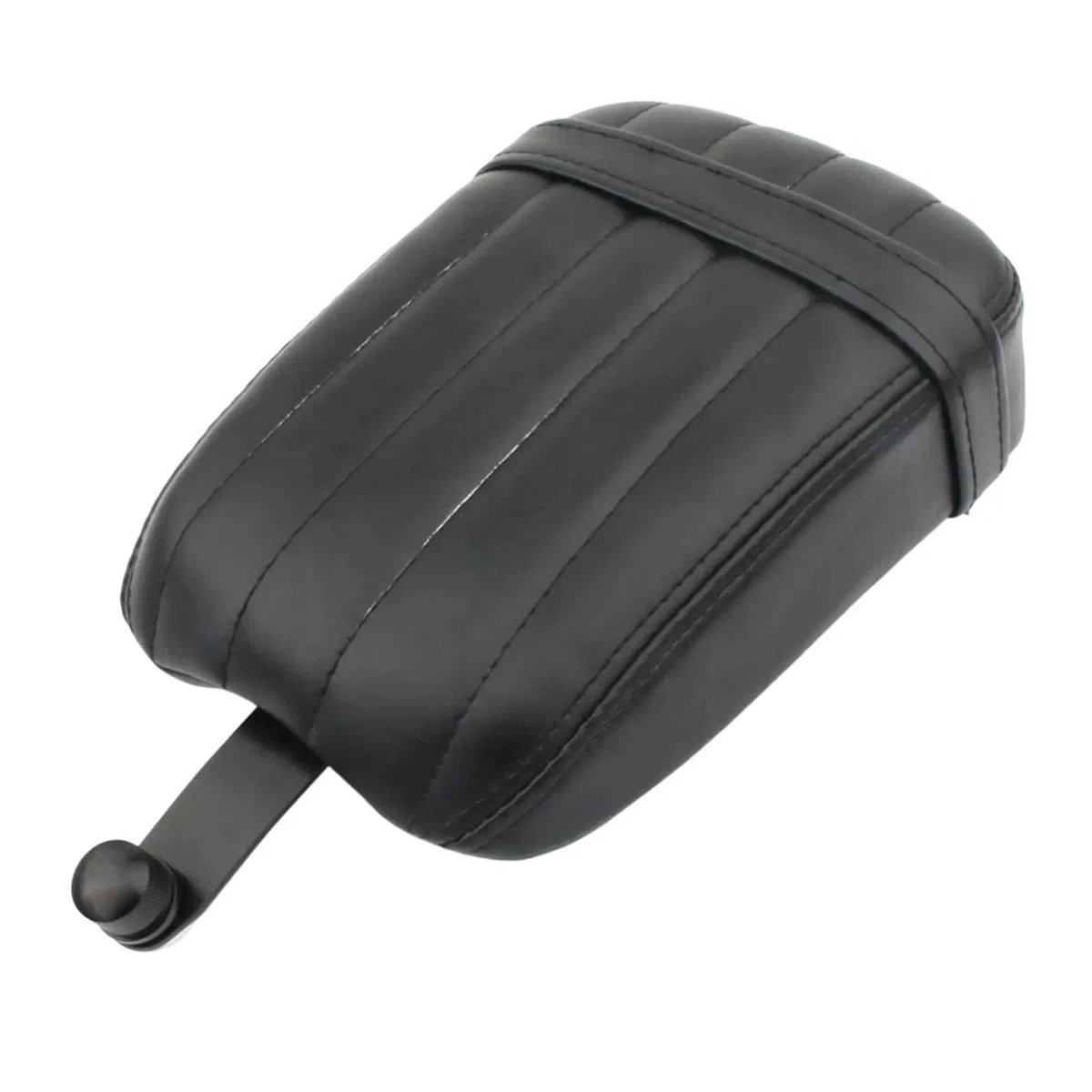 Sedile Passeggero Accessori moto Cuscino del sedile passeggero posteriore in pelle artificiale nera Sella comfort per ciclisti da strada