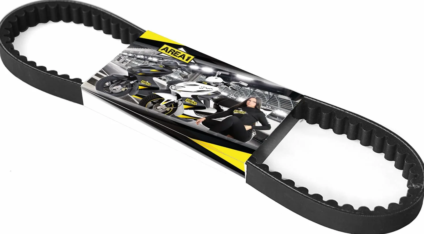 Area1 Kit Variomatik con cinghia trapezoidale e trasduttore per scooter con motore 50ccm 2T compatibile con Aerox Neos Jog Nitro Ovetto MachG Booster,