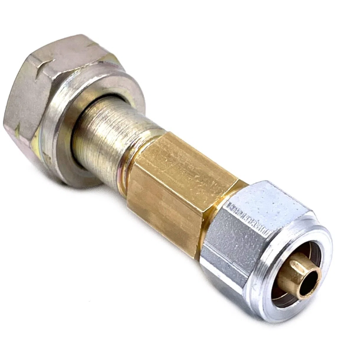 Set di ricarica per ricaricare bombole di gas GPL per Italia, Grecia e Austria - bombole cilindriche, 20 mm LH, lunghe 2 metri.