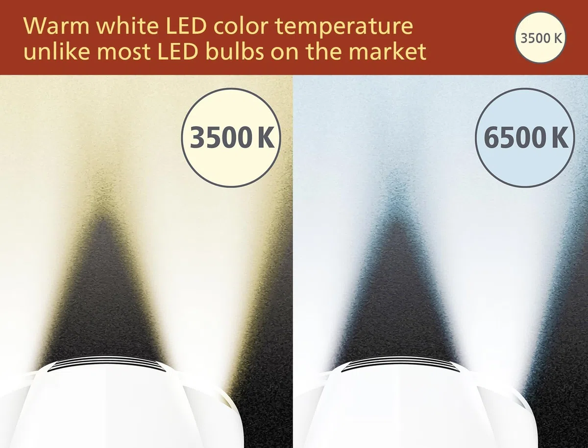 Philips Ultinon Classic lampadina LED per fari auto (H11), luce bianca calda 3.500K, luce colorata alogena, 80% di luminosità in più, lampadina LED facile da montare, set da 2