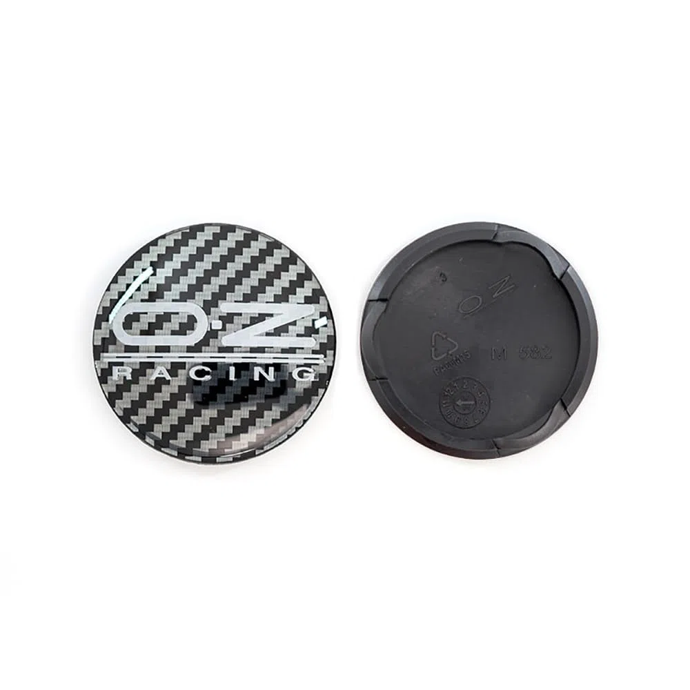 OBong 4 Pezzi Auto Coprimozzo Coprimozzi Centrale Compatibile con per OZ 55mm Ruota Accessori,E-55mm