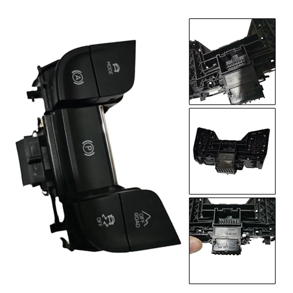parcheggio Freno Pulsante Compatibile con Skoda per Kodiaq 2.0 4X4 2017 Interruttore Parcheggio Elettrico per Auto Pulsante Freno Mano Accessori Auto OEM:566927225B