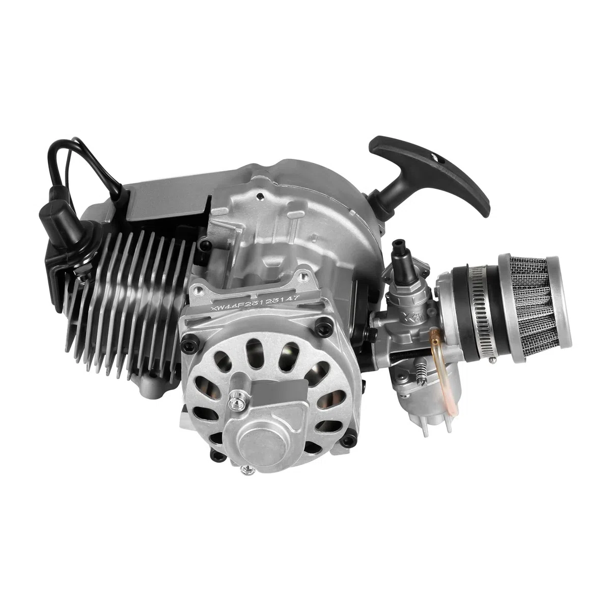 Kit motore da bicicletta a 2 tempi 49 CC Mini Dirt Bike Motore Bicicletta Benzina Bike Mini Motore Singolo Cilindro Raffreddamento ad Aria ATV Scooter Motore per Pocket Bike Beach Bike