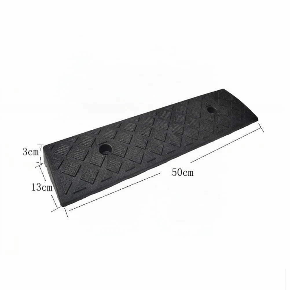 Rampa di Marciapiede in Gomma, Colore Casuale Rampa di Soglia per Auto Automatica Rampa di Marciapiede Portatile in Plastica Soglia Antiscivolo