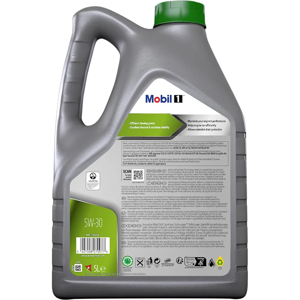 Mobil 1 ESP 5W30 5L, Olio Motore