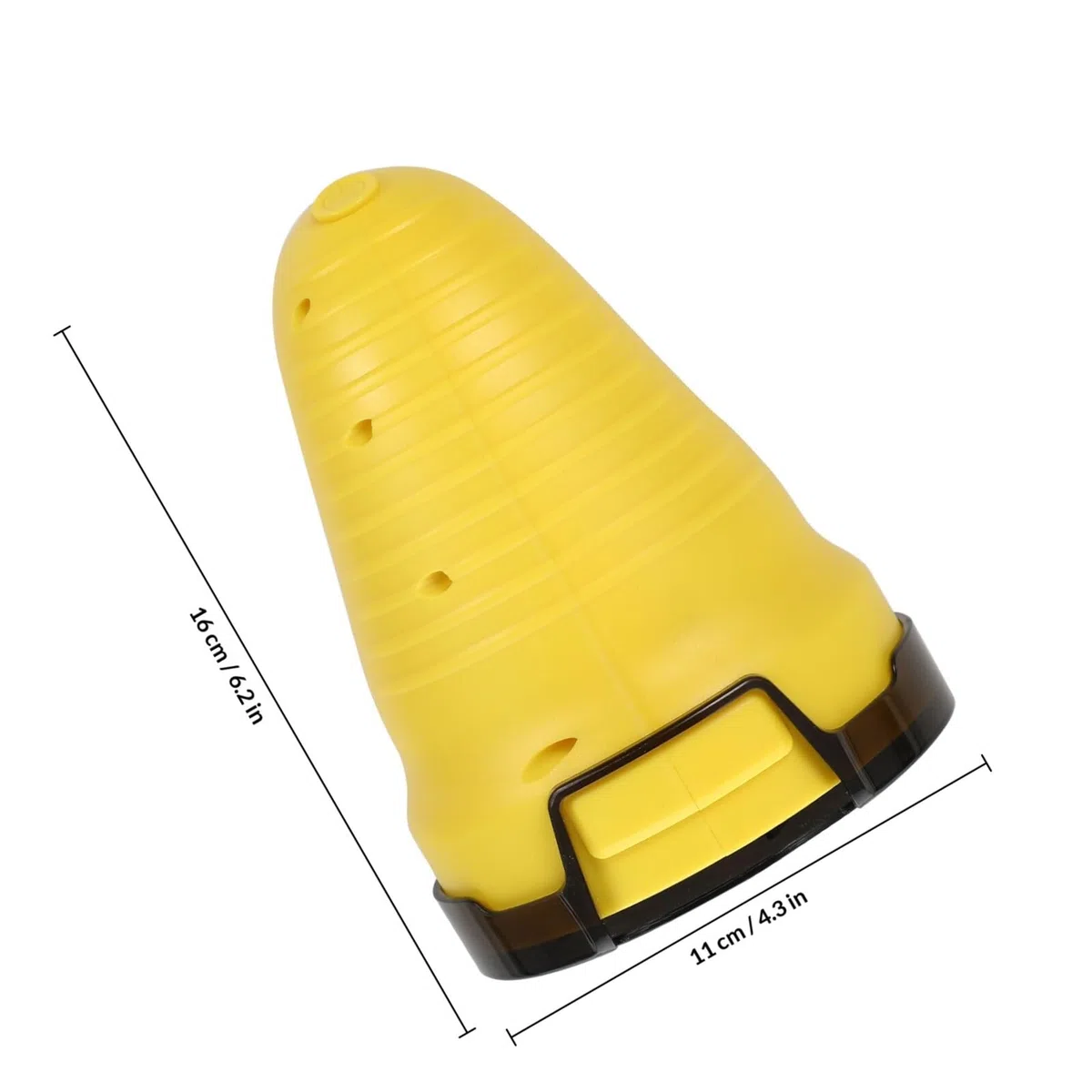 GLEAVI Raschiaghiaccio per Parabrezza Auto in ABS Giallo Portatile Pala Efficiente per Rimuovere Neve e Ghiaccio, per Uso Invernale su Veicoli