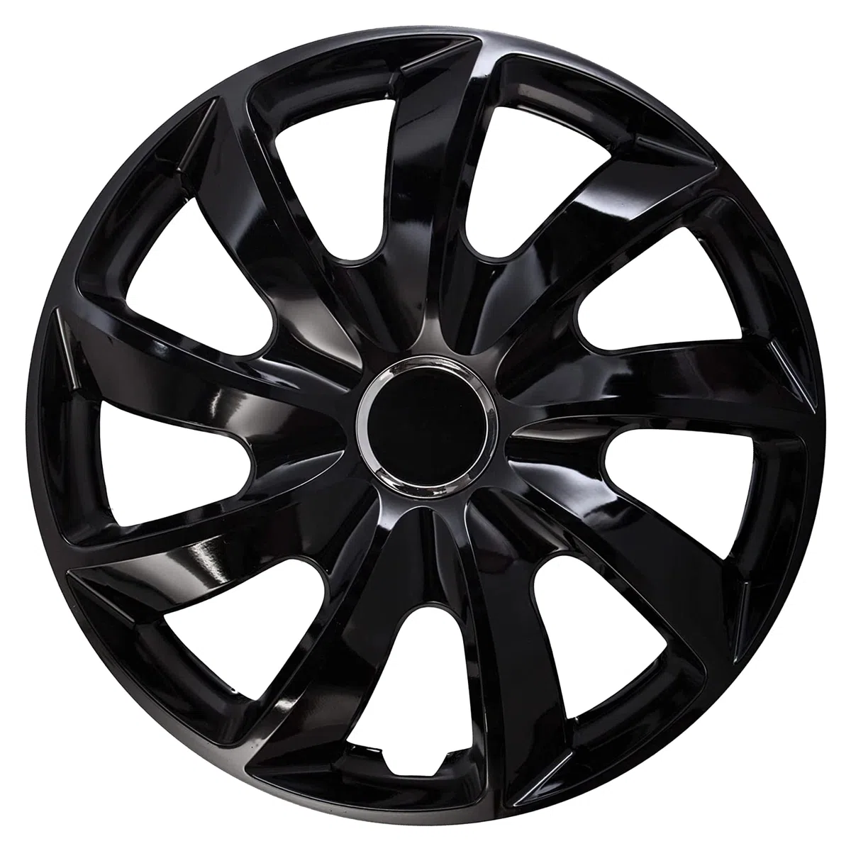 Copricerchi STIG nero, 17 pollici, set da 4 pezzi