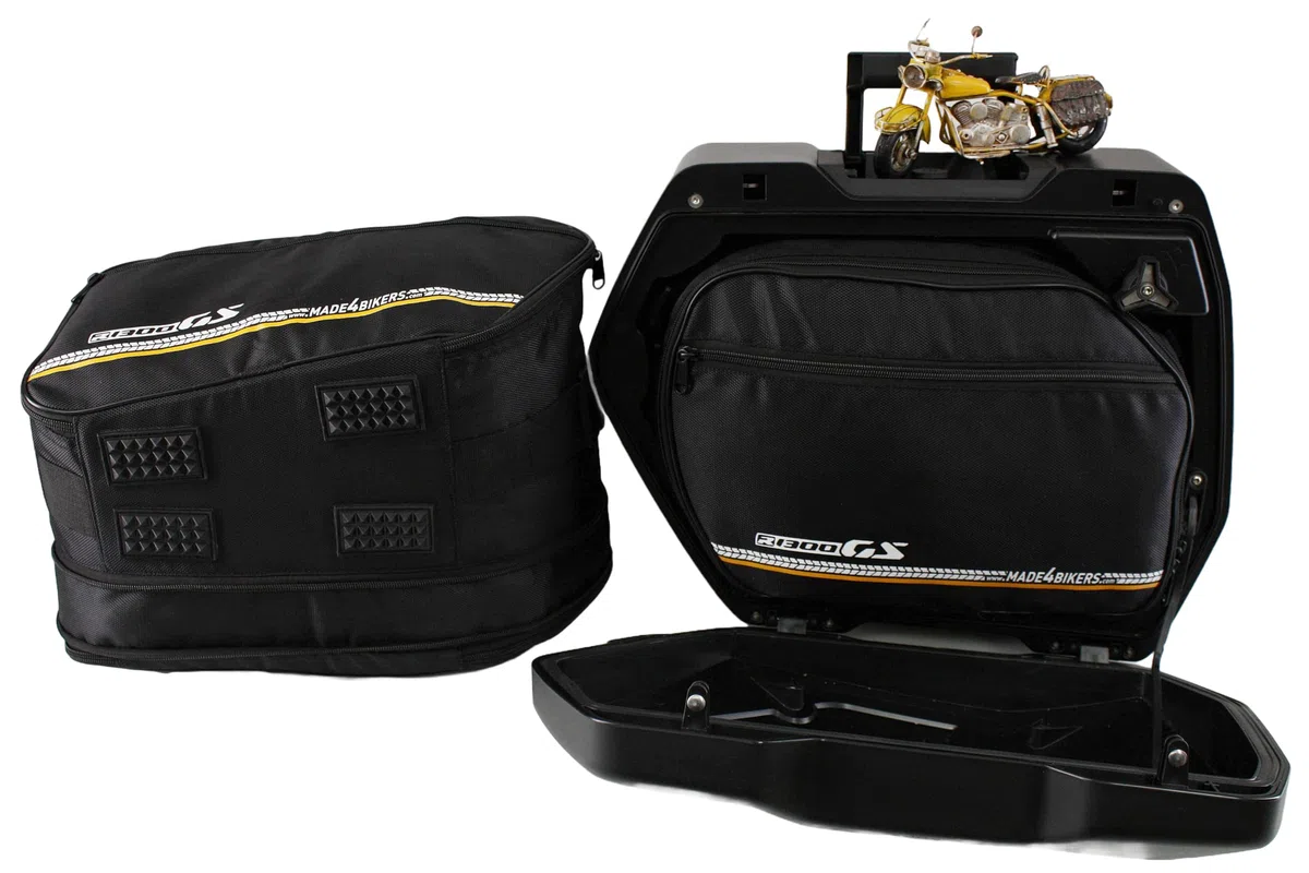 Kit completo di tasche interne per valigia Vario e top case compatibile con BMW R1300GS dal 2023 (KA1) con valigia Vario