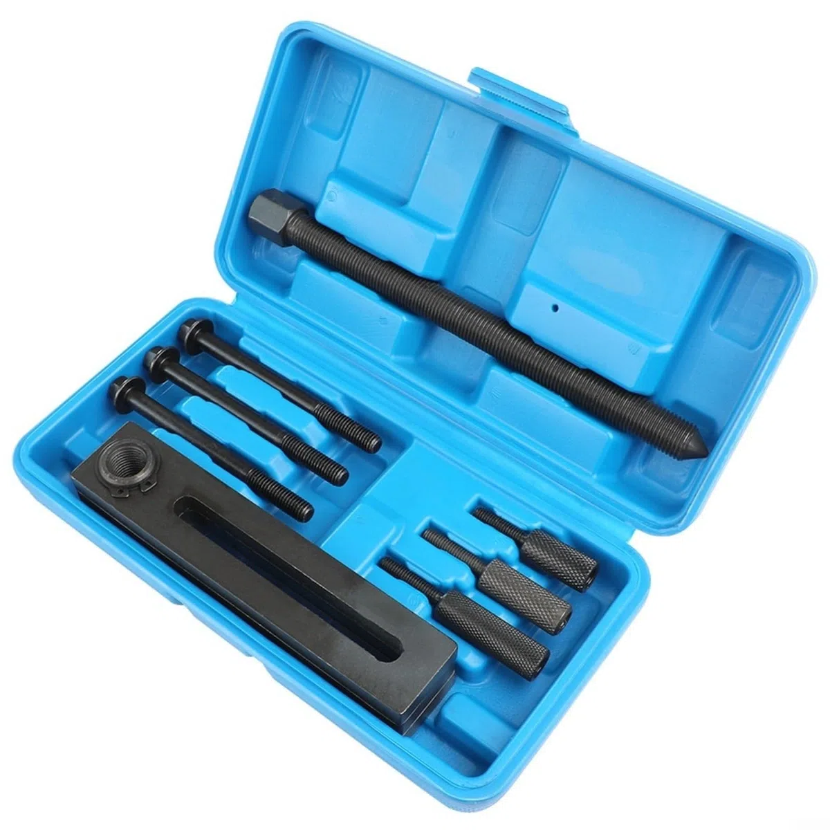 Set di attrezzi splitter per carter della manovella, 8 pezzi, con doppia testa, strumento di separazione in metallo, contenitore per la manutenzione della moto, riparazione del motore, officina a due