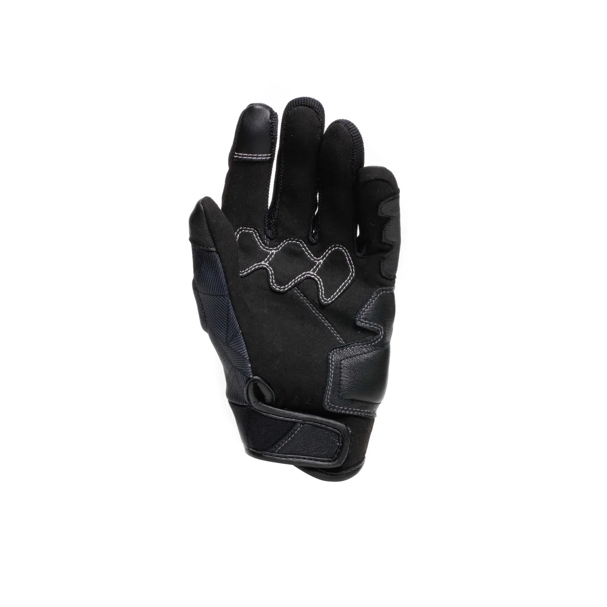 DAINESE - Ermex Gloves, Guanti Moto Estivi da Donna, Traspiranti con Inserti in Mesh, Protezioni Rigide sulle Nocche, Rinforzi in Pelle, Touchscreen, L, Nero e Bianco