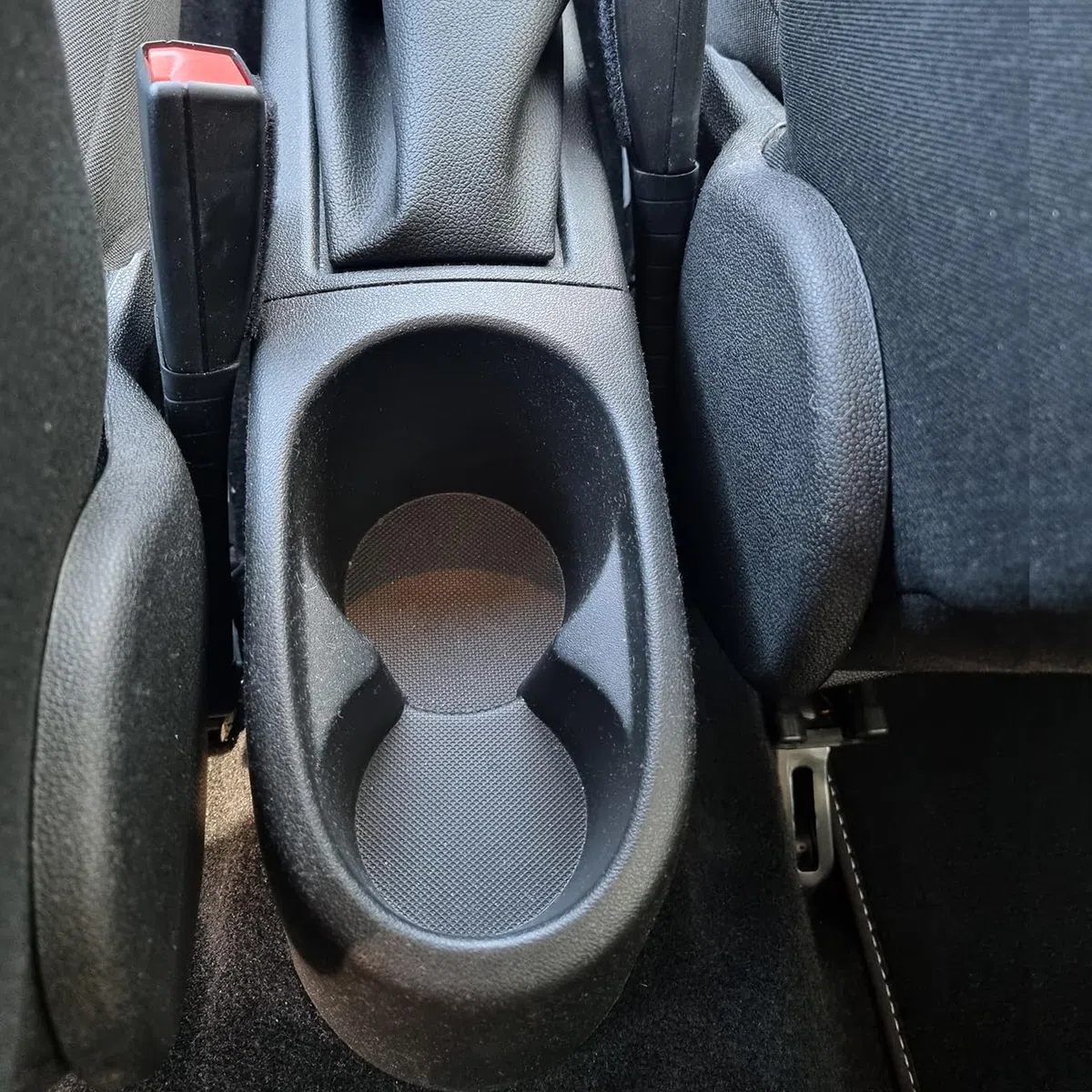 Bracciolo Centrale per Opel Corsa E 2014-2018, Doppio Scomparto, Pelle Nera, Facile da Installare, Accessorio Auto Personalizzato