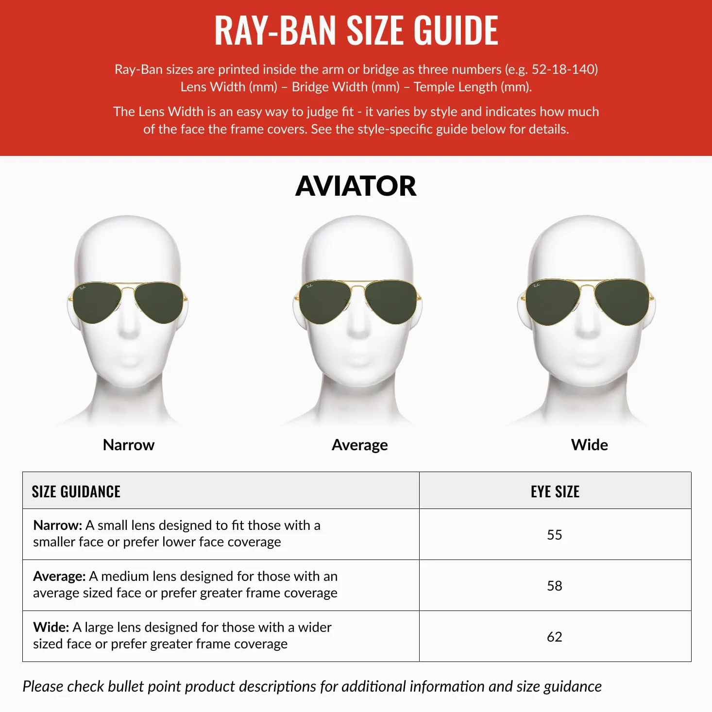 Ray-Ban Occhiali da sole Aviator Large Metal, unisex, Oro (Gold 001/3E), One Size