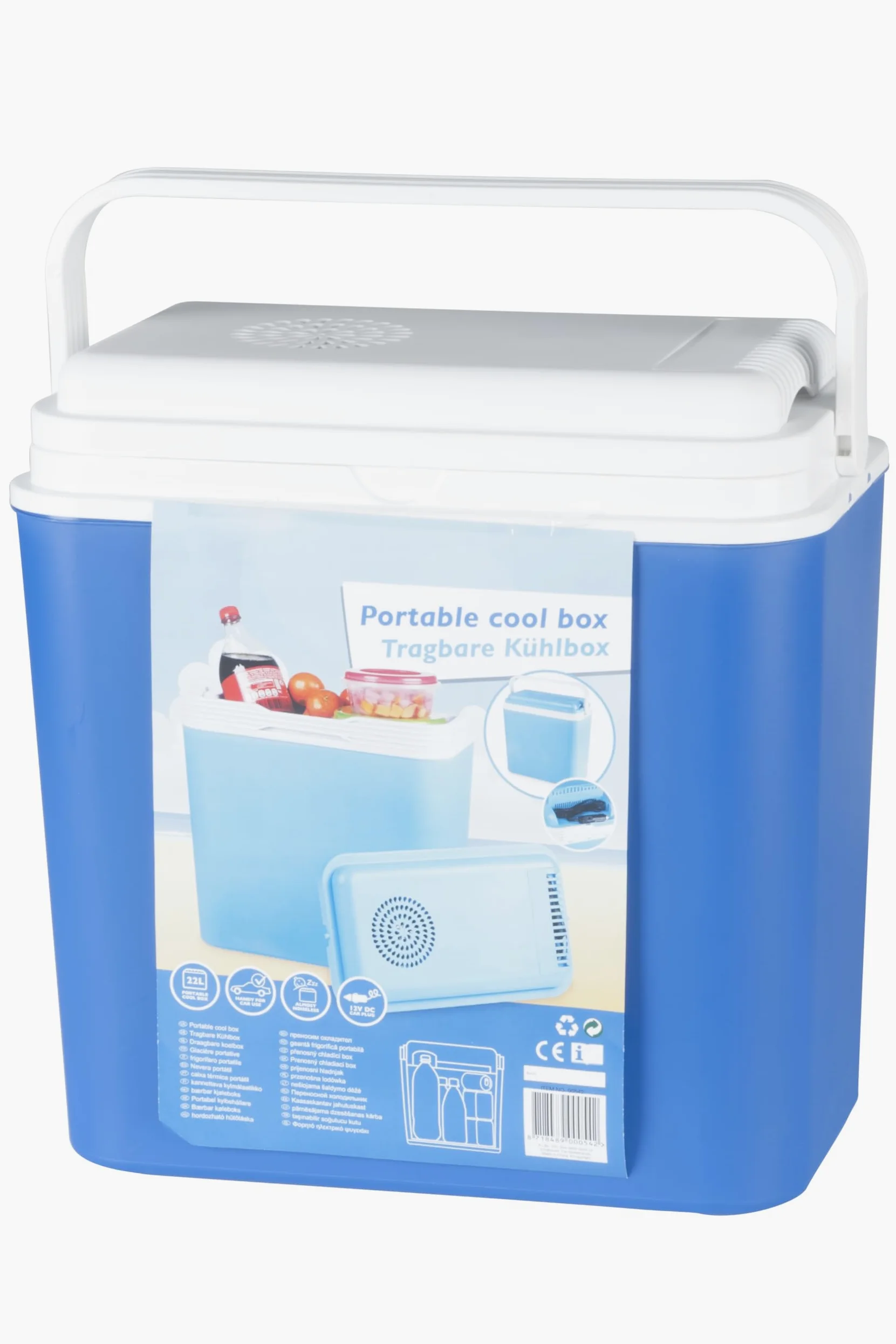 All Ride Frigo Portatile termoelettico - 12V - 22L - colore blu