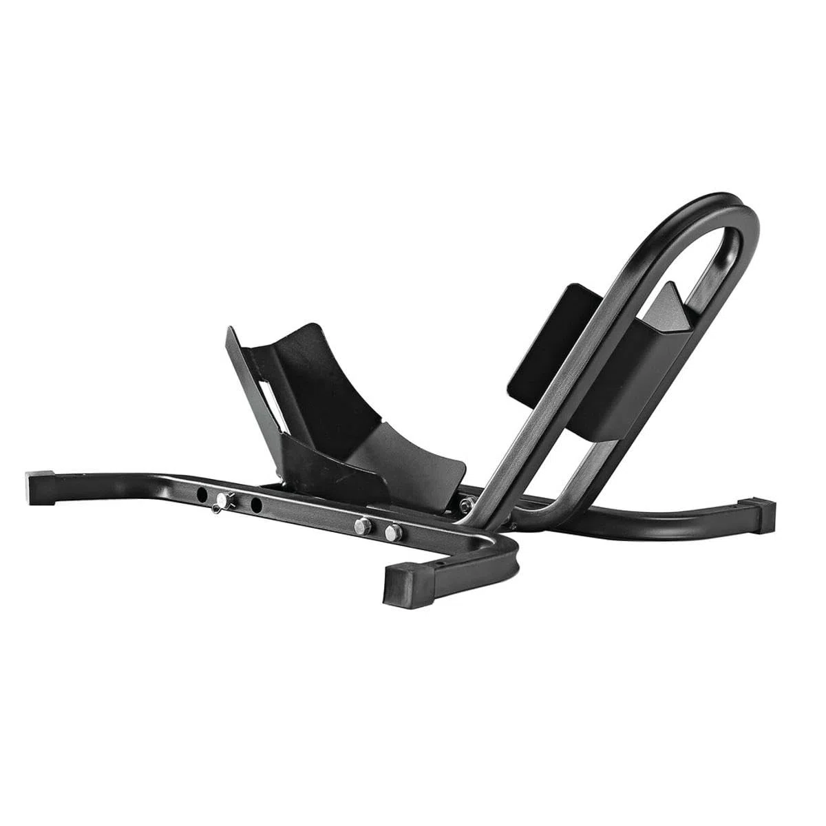 Lampa 91705 Stand Lock, Cavalletto blocca ruota moto per ruota anteriore da 15 a 21 pollici per garage, officina, trasporto in furgone