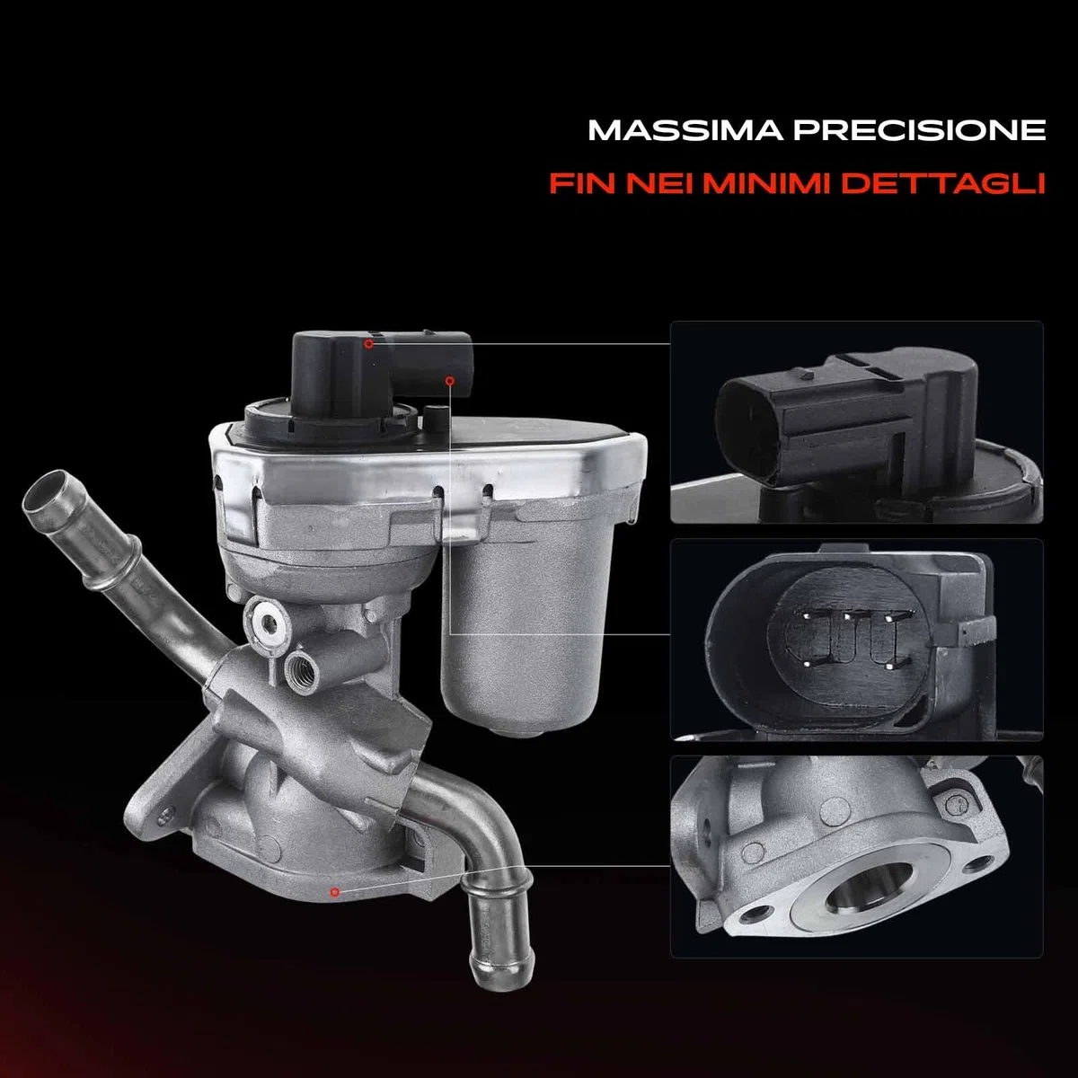 Frankberg Valvola EGR a 5 Poli 8C1Q9D475AA | Compatibile con: Pianale/telaio Transit FF FM FN, Transito Tourneo, Transit Box FA, Autobus di linea FB FC FD FS FZ