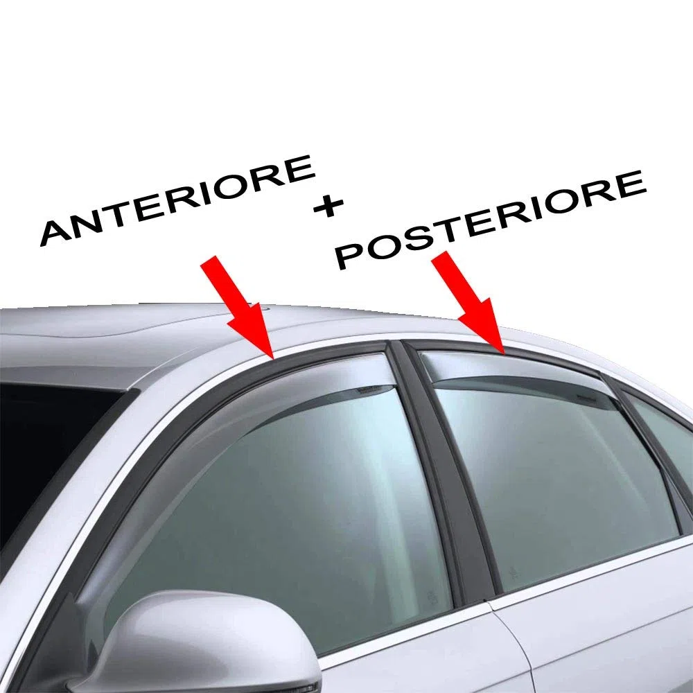 ANTIVENTO COMPATIBILE CON FREEMONT 5 PORTE DAL 2011 IN POI FUME COPPIA ANTERIORE E POSTERIORE