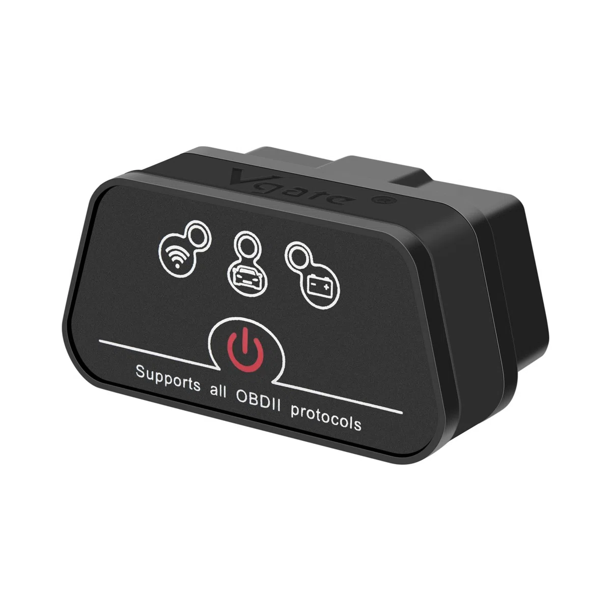 Vgate iCar 2 WiFi OBD2 Scanner Scan Interface Adapter Check Engine Light Car Diagnostics Tool per iOS i-Phone, iPad, Android Auto Sleep (nero)
