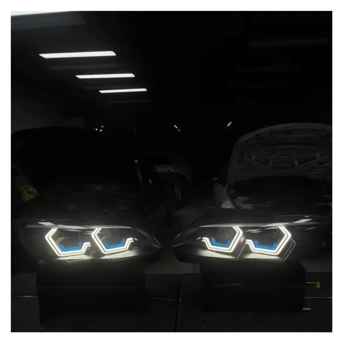 Faro Principale Per BMW Serie 3 E92 E93 Per OSS 2006-2012 Fari A LED Con Luci Diurne DRL Indicatori Di Direzione Fari Fanali Anteriori