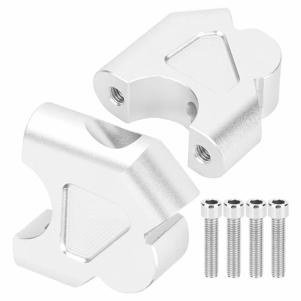 Manubrio Riser Clamp, CNC High Density Lega di alluminio Moto Manubrio Riser Manubrio Morsetto di montaggio Adattatore Adatto per R1200GS R1250GS