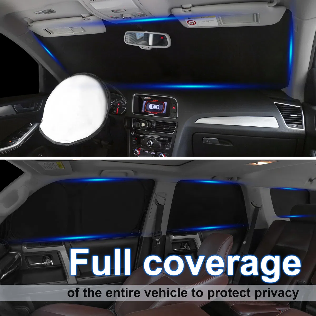 8PCS Parabrezza Parasole Su Misura per 2025 Subaru Forester Accessori Pieghevole Parasole Laterale Posteriore Finestra Ombra Copertura Set Completo Protezione Privacy Mantiene Auto Fresco