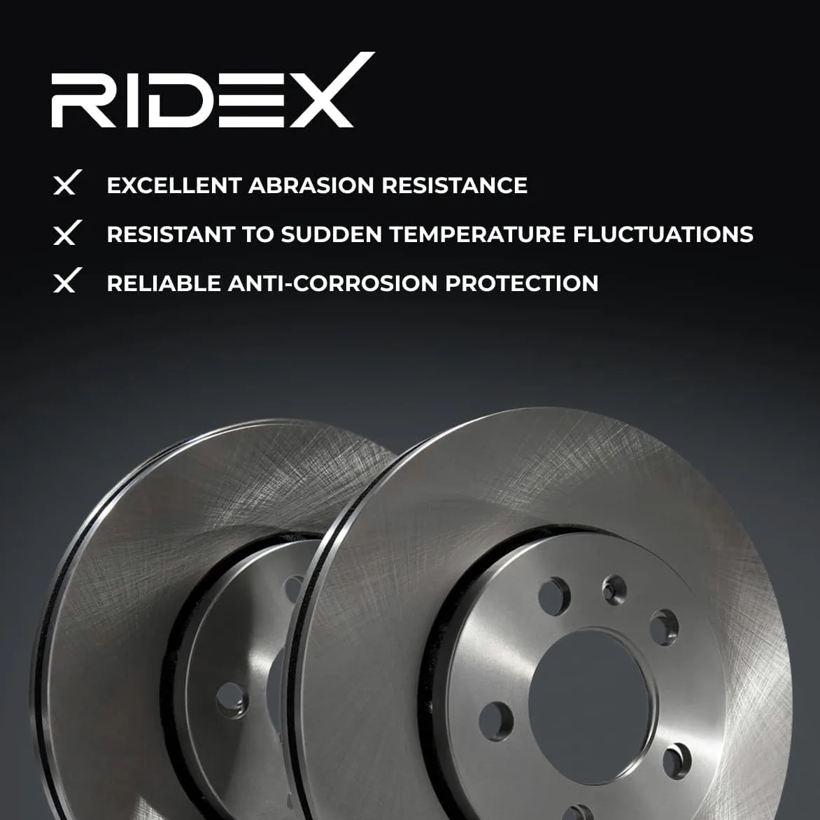 RIDEX 82B0305 2x Disco freno Anteriore senza viti/bulloni Compatibilità con TOYOTA RAV 4 III ACA3, ACE, ALA3, GSA3, ZSA3
