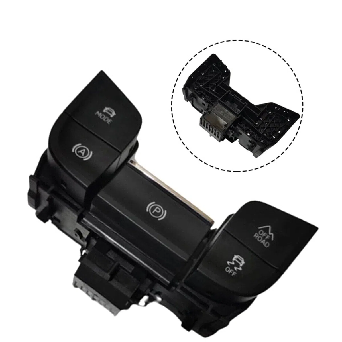 parcheggio Freno Pulsante Compatibile con Skoda per Kodiaq 2.0 4X4 2017 Interruttore Parcheggio Elettrico per Auto Pulsante Freno Mano Accessori Auto OEM:566927225B