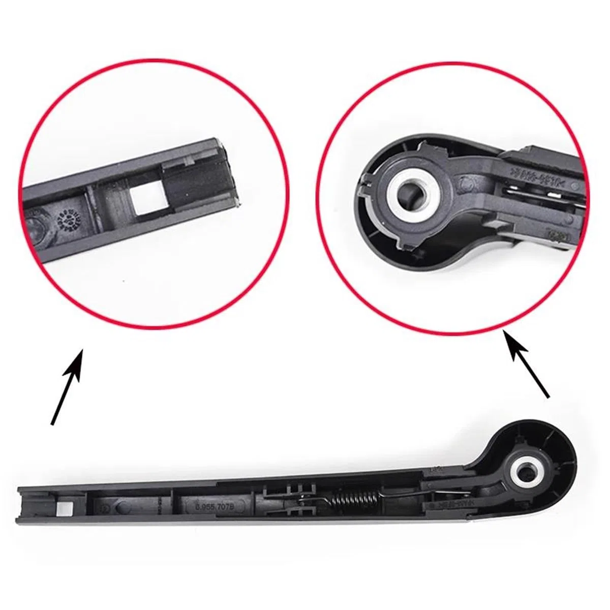 Kit Set Braccio E Spazzola Tergicristallo Posteriore da 11" per Geely per Coolray 2018-2024 Parabrezza Parabrezza Portellone Posteriore Spazzola per Finestrini Tergicristallo