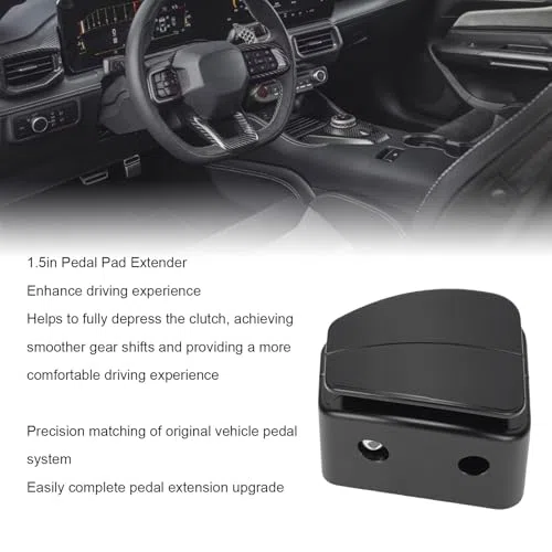 Ausla Prolunga per Pedaliera da 1,5 Pollici, Prolunga per Frizione ABS per Auto, Comfort di Guida e Controllo Migliorati per Il Periodo 1994-2025 con Manuale