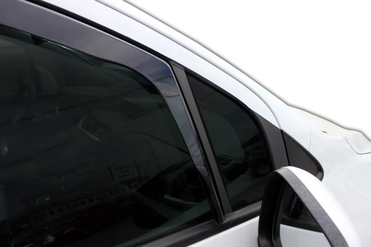 J&J AUTOMOTIVE Deflettori d'Aria per Opel Mokka 2012-2020, Set da 4 Pezzi, Nero Fumé Oscurato Heko