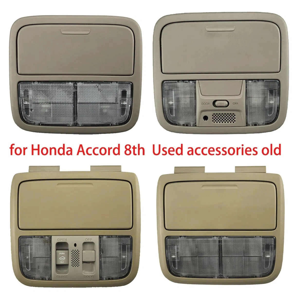 Plafoniera Luce di Lettura Adatto per Honda Accord 8a e 7a serie, gruppo luce di lettura interna, custodia per occhiali, accessori(7th 2.0 no switch)