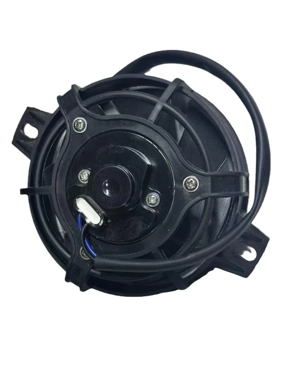 Ventola Raffreddamento Radiatore Moto Ventola Di Raffreddamento Del Serbatoio Dell'acqua Per Moto Fuoristrada Ventola Di Raffreddamento Dedicata Da 4 Pollici Con Orecchio Corto Radiatore 12V per ATV/Q
