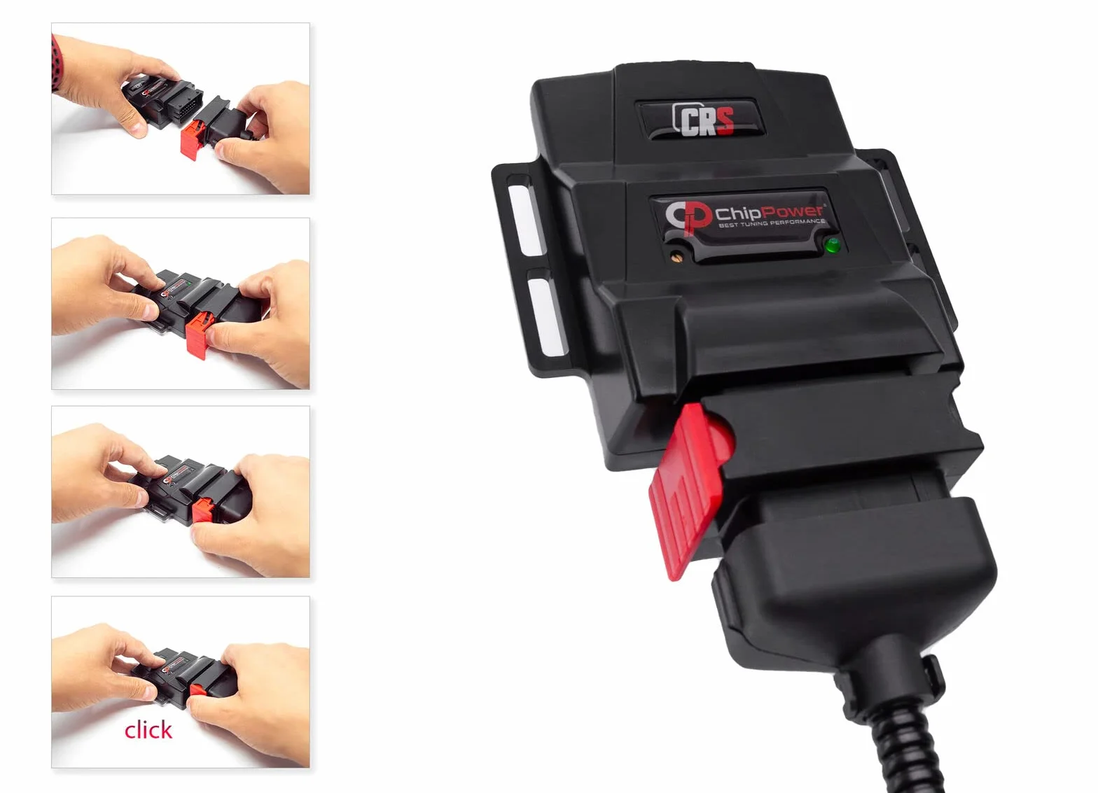 ChipPower Centralina Aggiuntiva CRS all'auto per Peugeot Bipper/Tepee 1.3 HDi 2008-2019 Tuningbox Plug&Drive Adatto Chip Tuning con Presa Individuale Diesel