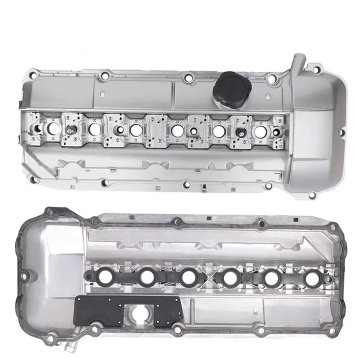 Coperchio valvola auto Coperchio Valvola In Alluminio Con Guarnizione Per BMW Per M54 Per M52 E39 E46 525i 528i 325i 328i 330i X5 Z3 2.5L .8L 3.0L Bilanciere Punterie Valvola Motore