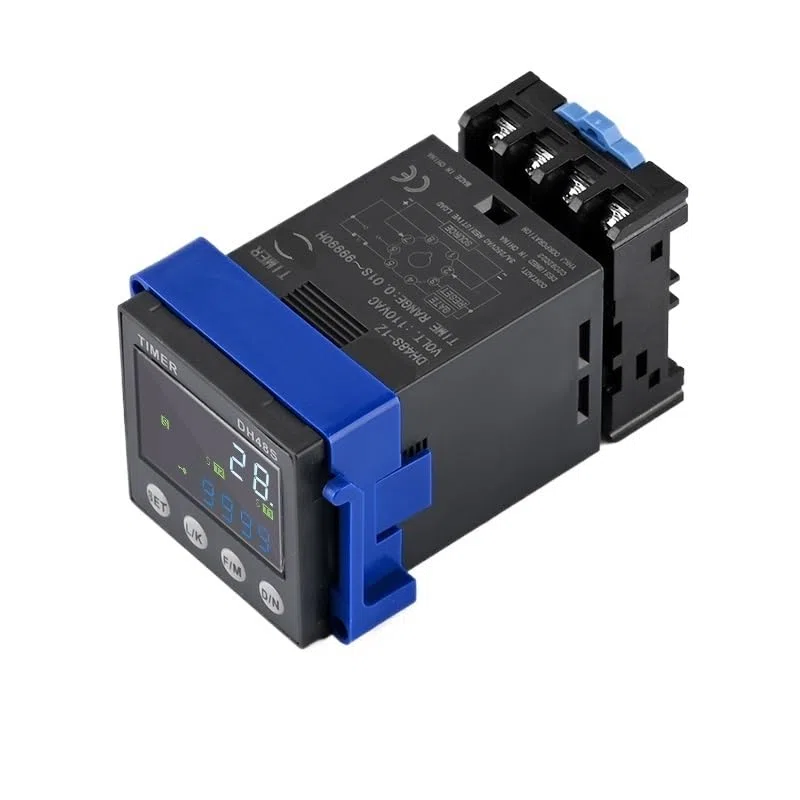 DH48S-2ZH AC220V DH48S Relè temporizzato digitale di precisione Ciclo programmabile con base presa