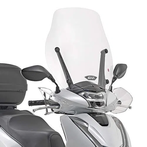 D1155ST|139 PARABREZZA VISIERA SCHERMO CUPOLINO PARAVENTO GIVI COMPATIBILE CON HONDA SH 125 150 i 2019 MOTO SCOOTER