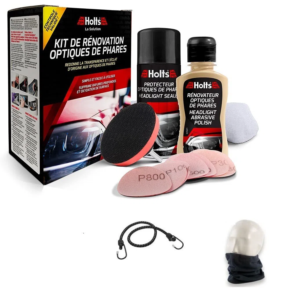 COMPATIBILE CON PEUGEOT TRAVELLER KIT RINNOVA FANALI RIPRISTINA LA TRASPARENZA ORIGINALE DELL'OTTICA DEI FARI INGIALLITI, OPACHI E GRAFFIATI RIMUOVE GRAFFI PROFONDI E OSSIDAZIONI