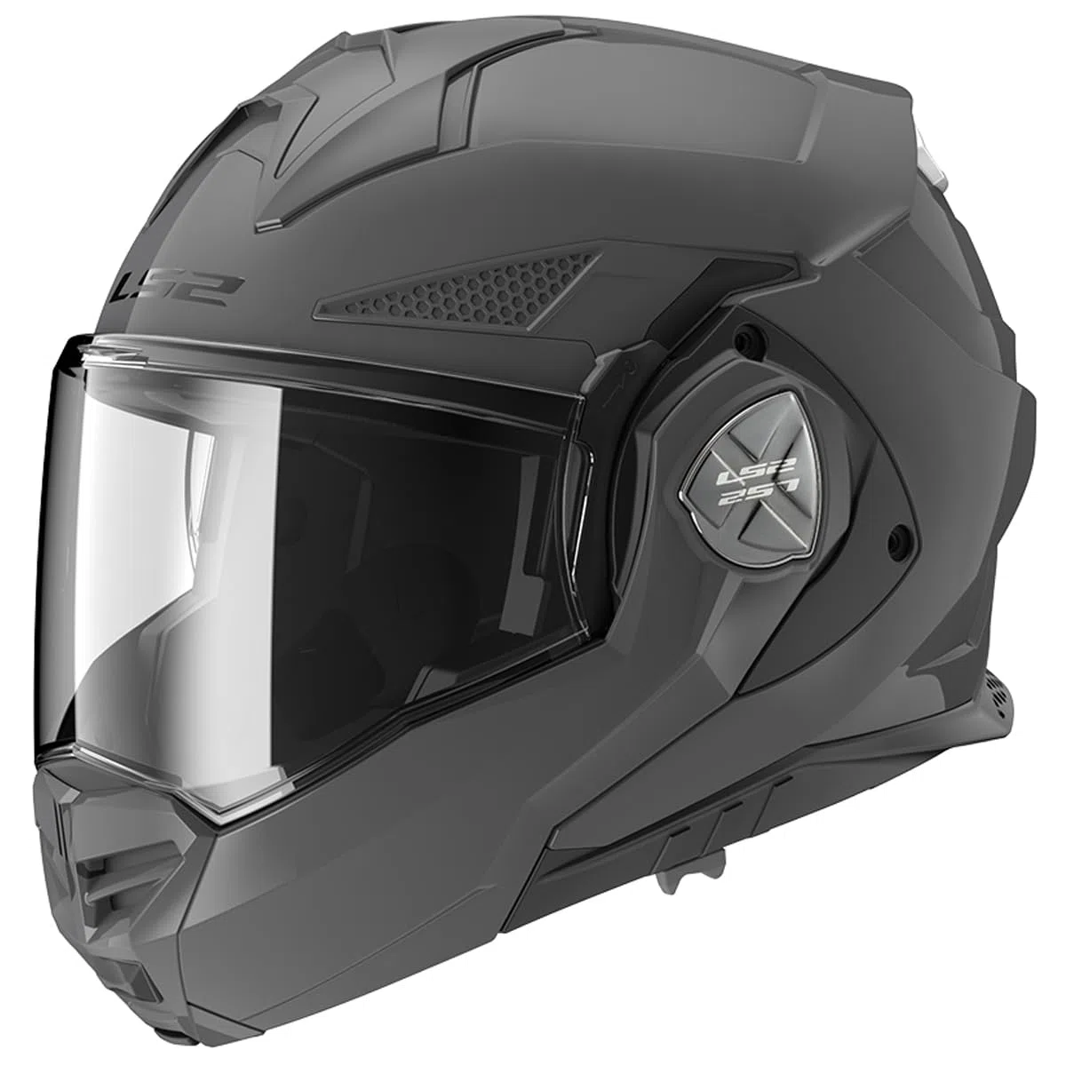 LS2, Casco Moto Modulare ADVANT X SOLID Nardo Grey, M
